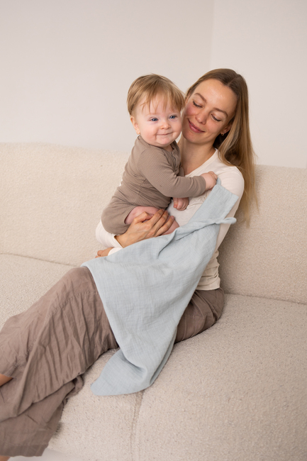 Mumin Muslinfiltar 2-Pack, Blue