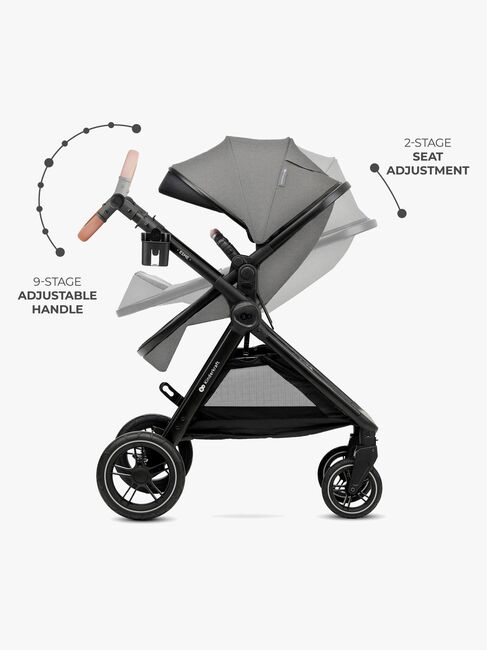 Kinderkraft ESME 2-in-1 Duovagn, Moonlight Grey
