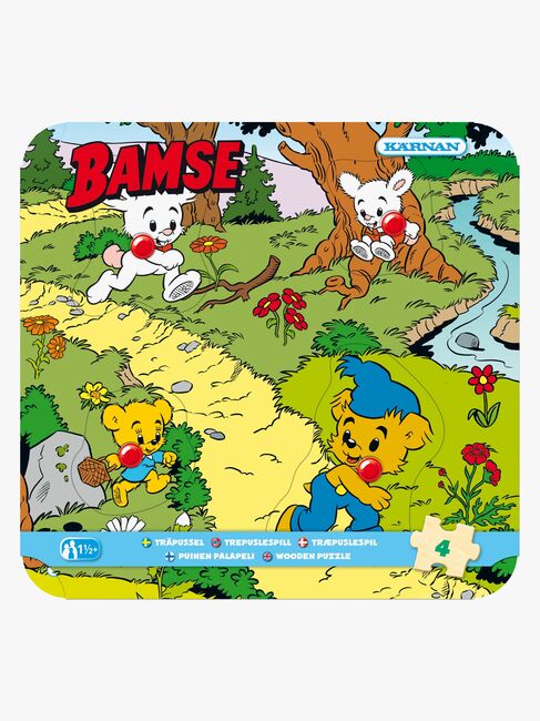 Egmont Kärnan Bamse Knoppussel Bamse i Skogen 4 Bitar