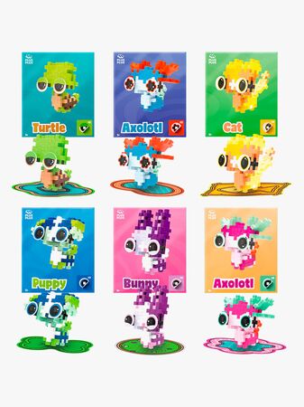 Plus Plus Byggset med Djur 6-Pack