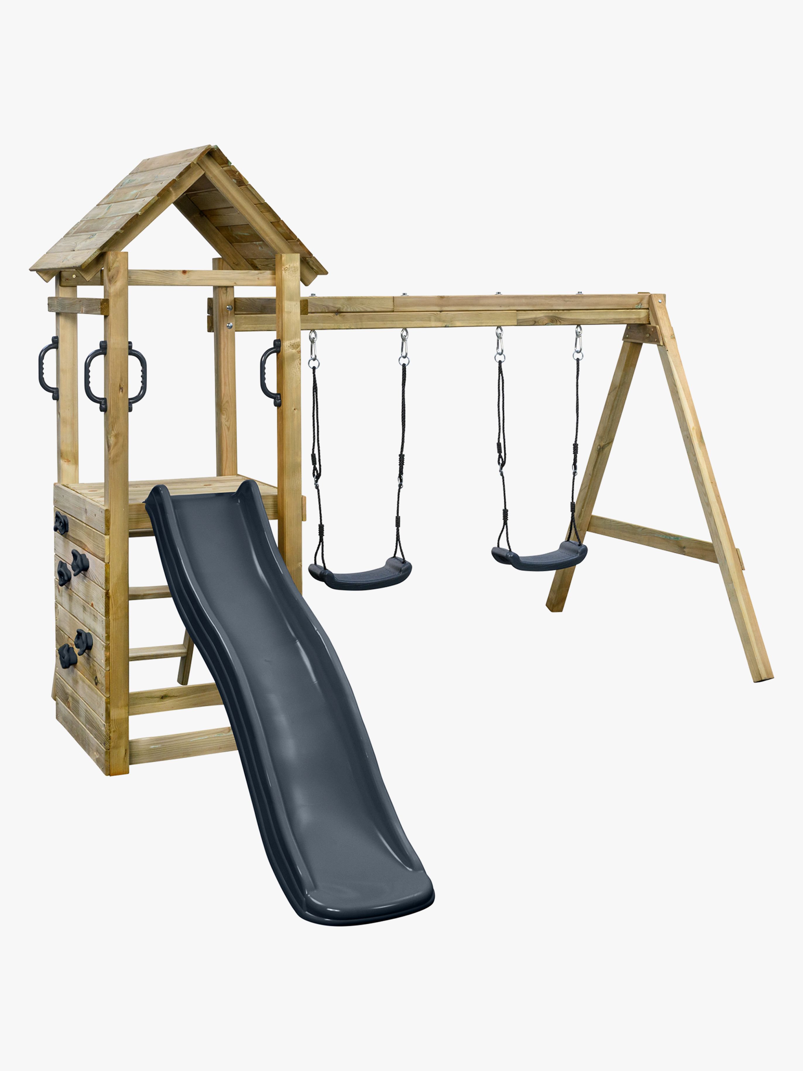 Swing King Maria Lekställning med rutschkana – CE-märkt från 3 år
