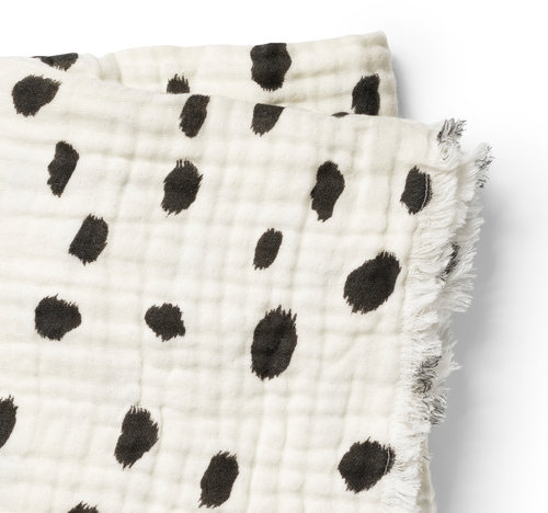 Elodie Soft Cotton Filt, Dalmatian Dots