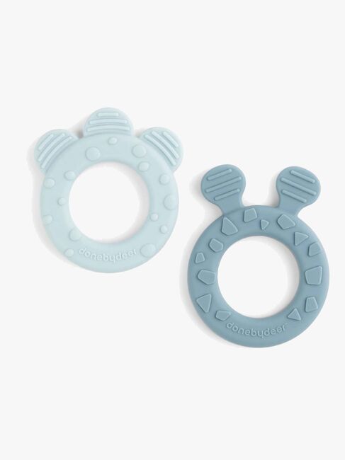 Done By Deer Bitring Deer Friends 2-pack, Blue