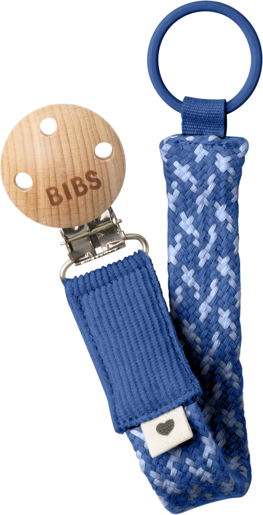 BIBS Braid Napphållare Cornflower/Dusty Blue