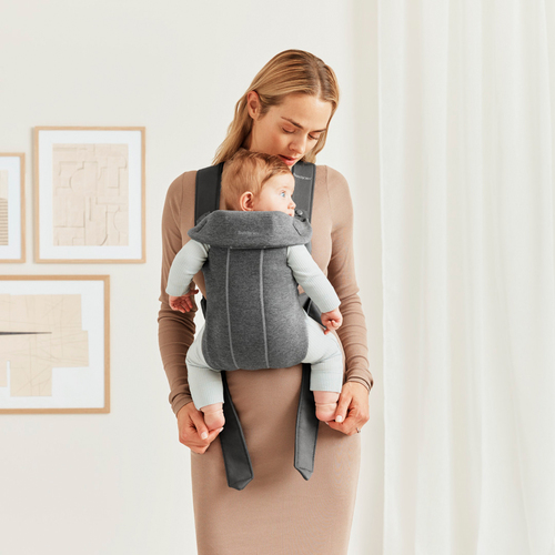 BabyBjörn Mini Bärsele 3D Jersey, Mörkgrå