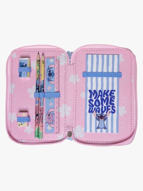 Disney Lilo and Stitch Dubbelpennfodral, Ljusblå