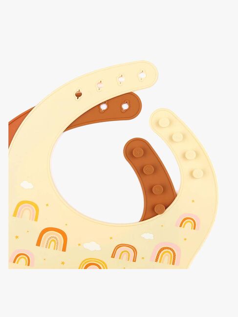 A Little Lovely Company Silikonhaklapp 2-Pack, Skogsvänner