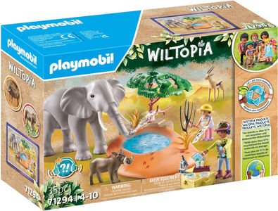 Playmobil 71294 Wiltopia Byggsats Elefant Vid Vattenhålet