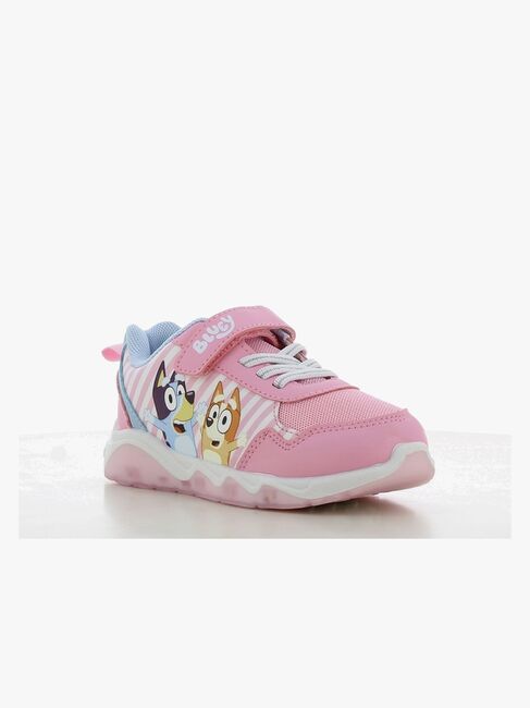 Bluey  Blinkande Sneakers, Pink/Light Blue