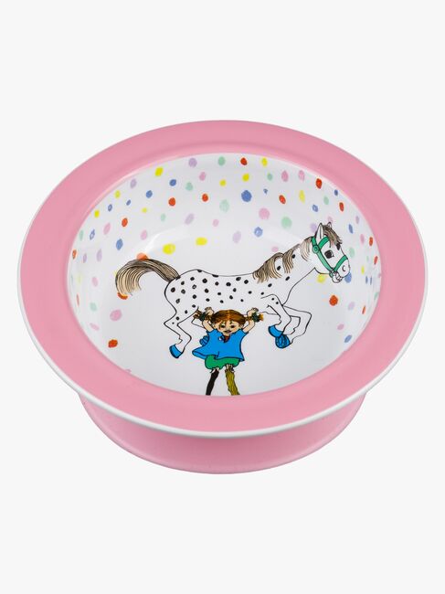 Pippi Långstrump Födelsedag Tallrik med Sugpropp, Rosa