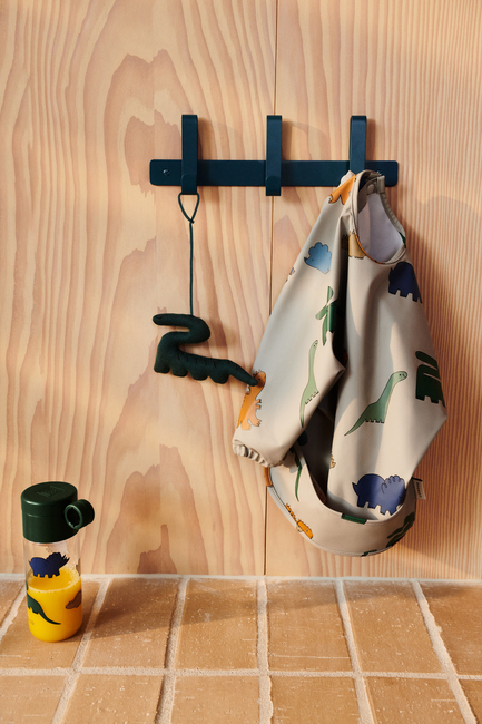 LIEWOOD Merle Cape Haklapp med Tryck, Dinosaurs/Mist