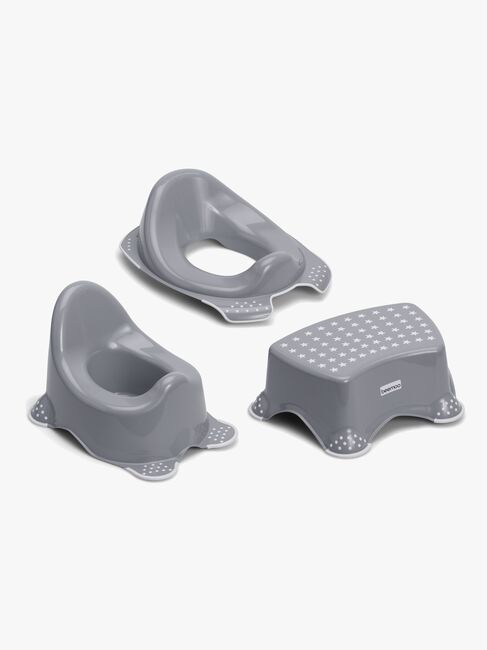 Beemoo CARE Anti-Slip Potta, Toalettsits & Pall, Grey
