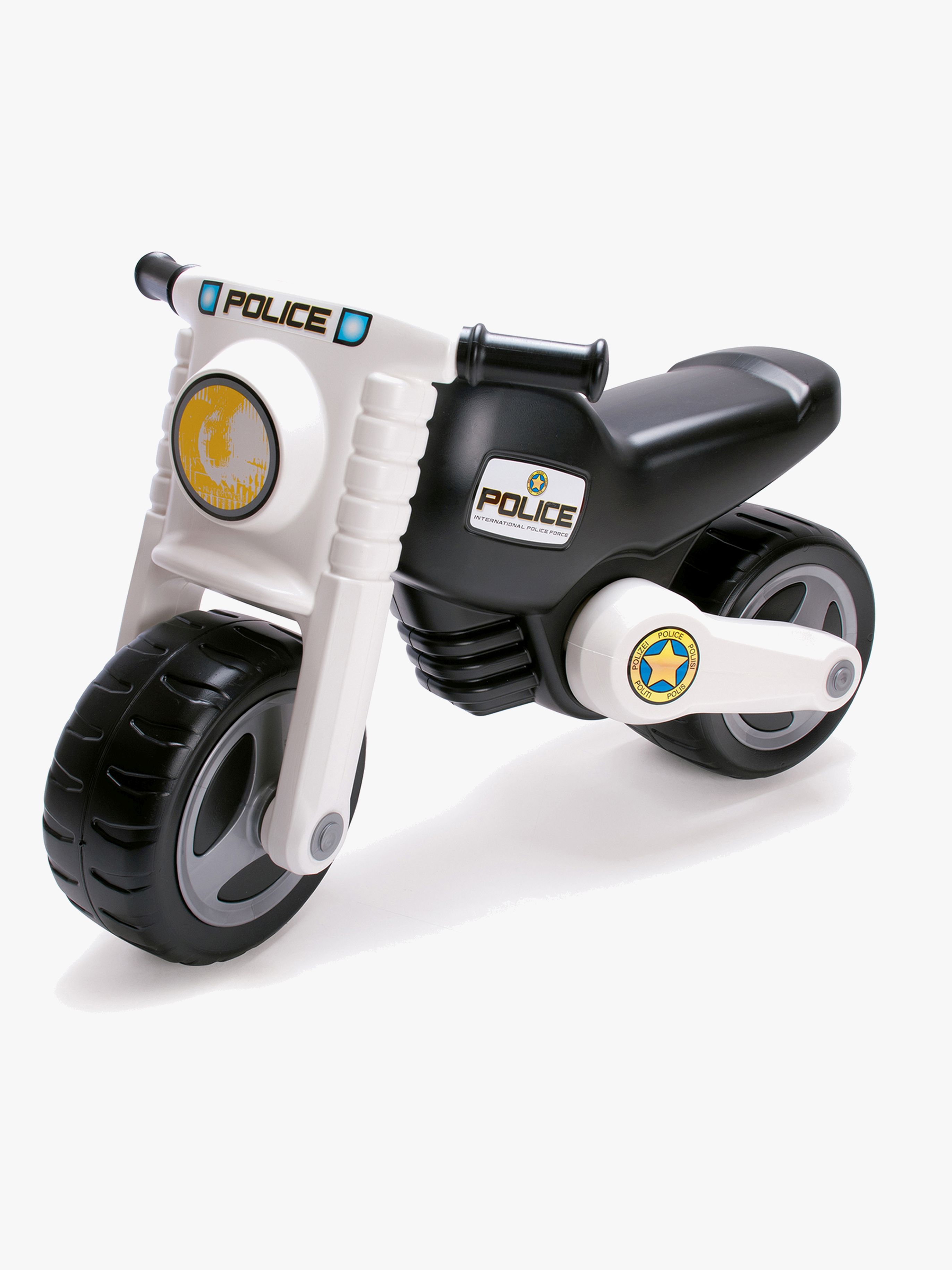 Dantoy Motorcykel Polis, Svart/Vit