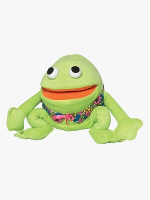 DR Kosedyr Talende Frosk Kaj 27 Cm
