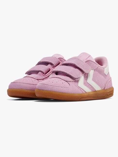 Hummel Victory Suede II Infant Sneakers, Roseate Spoonbill