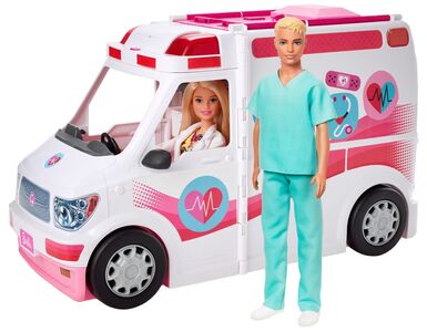 Barbie Ambulans Med 2 Dockor