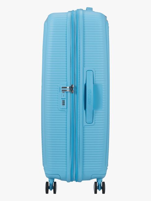 American Tourister Soundbox Spinner Resväska 97-110L, Blueberry Fizz