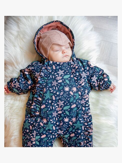 Petite Chérie Atelier Aurora Babyoverall, Pink Print