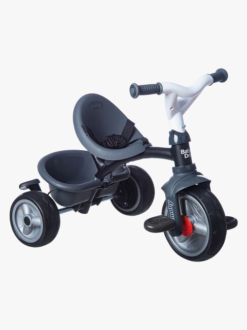 Smoby Trehjuling Baby Driver Plus, Grå