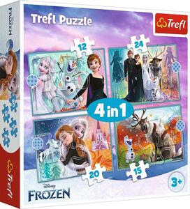 Trefl Frozen Pussel 4-i-1