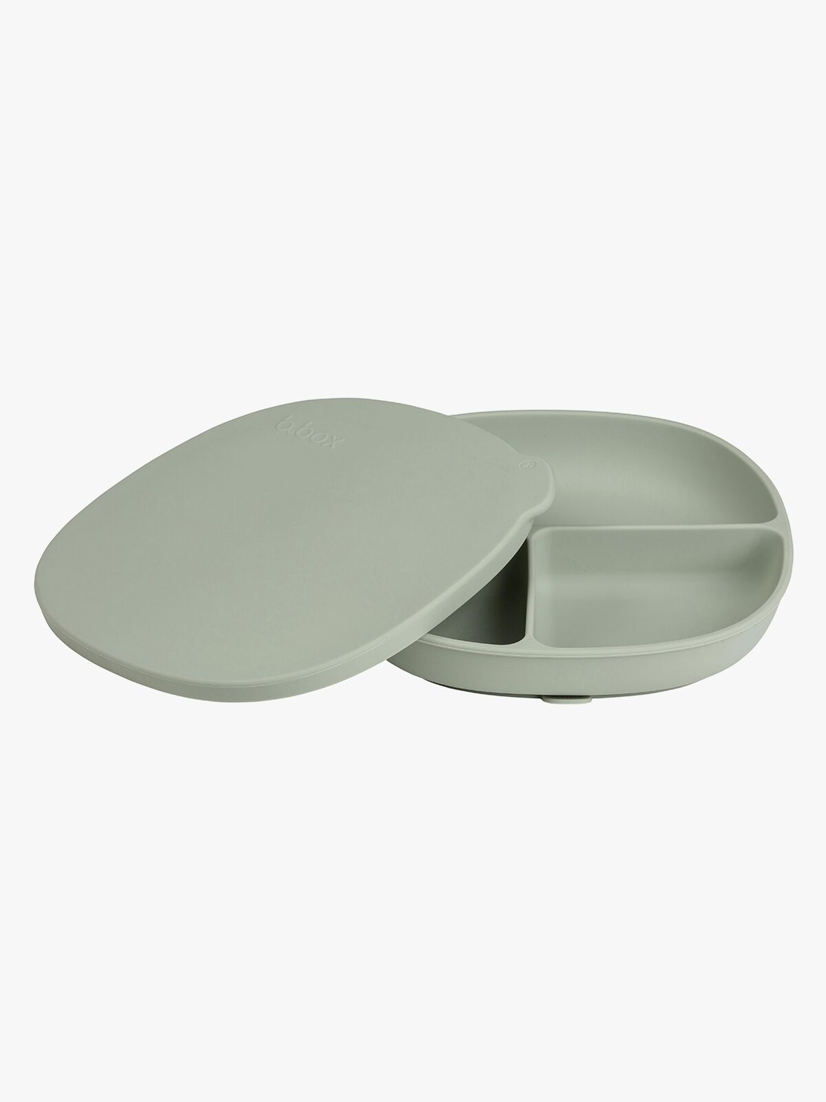 b.box Tallrik med Lock Silikon, Sage