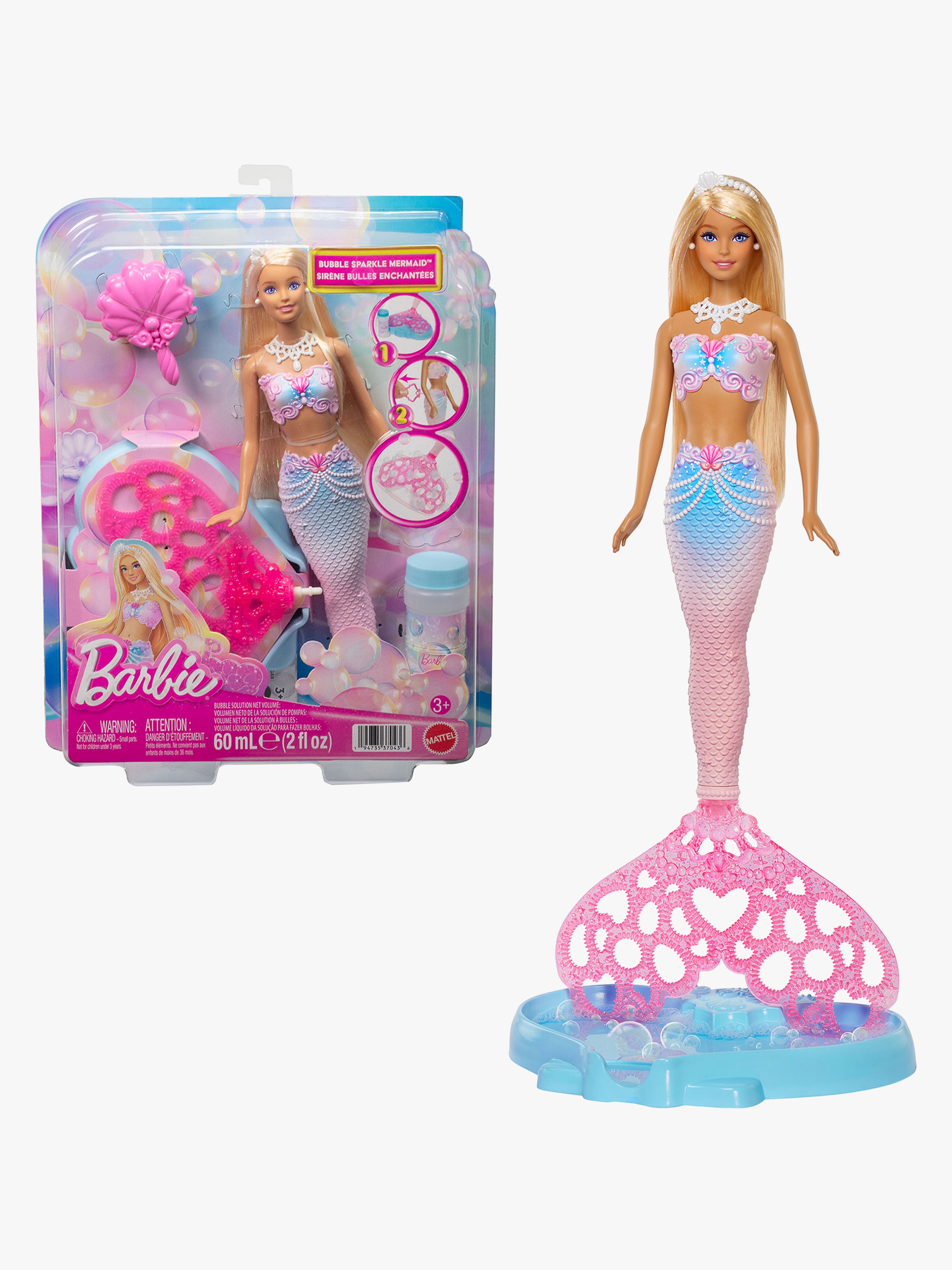 Barbie Bubble Sparkle Docka Sjöjungfru