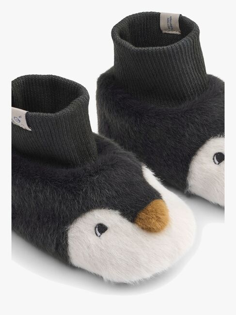 LIEWOOD Beth Penguin Plush Inneskor, Sandy / Dark grey