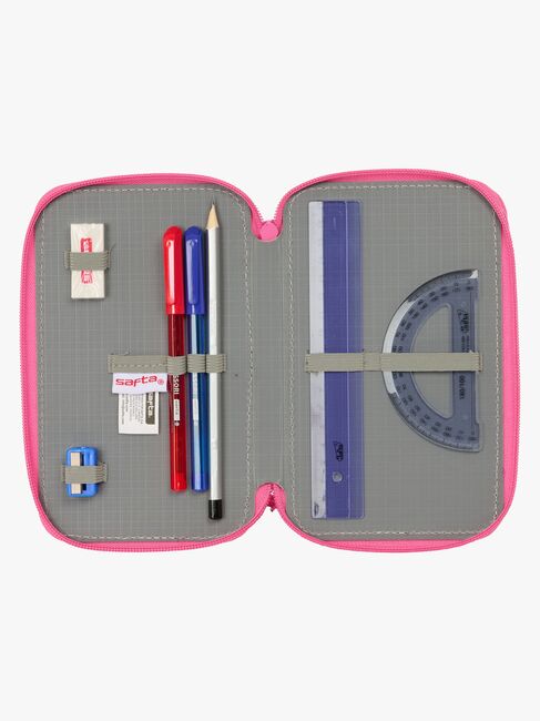 Disney Princess  Fyllt Trippelpennfodral 37 Delar, Rosa