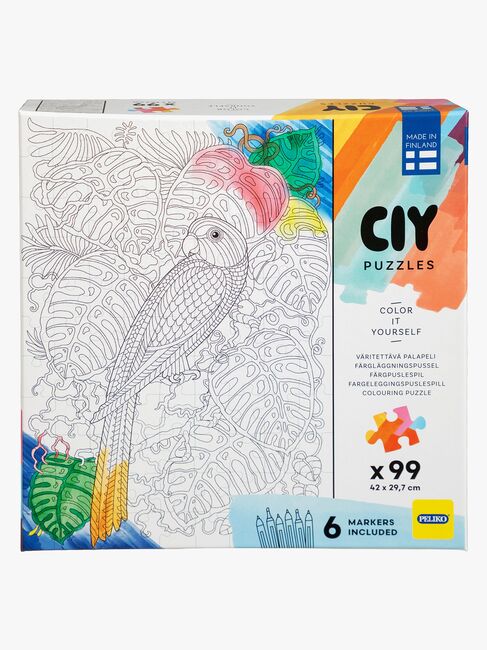 Peliko CIY Pussel med Filtpennor 99 Bitar Blandad