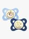 MAM Original Night Nappar Silikon 2-Pack 0-6m, Blå