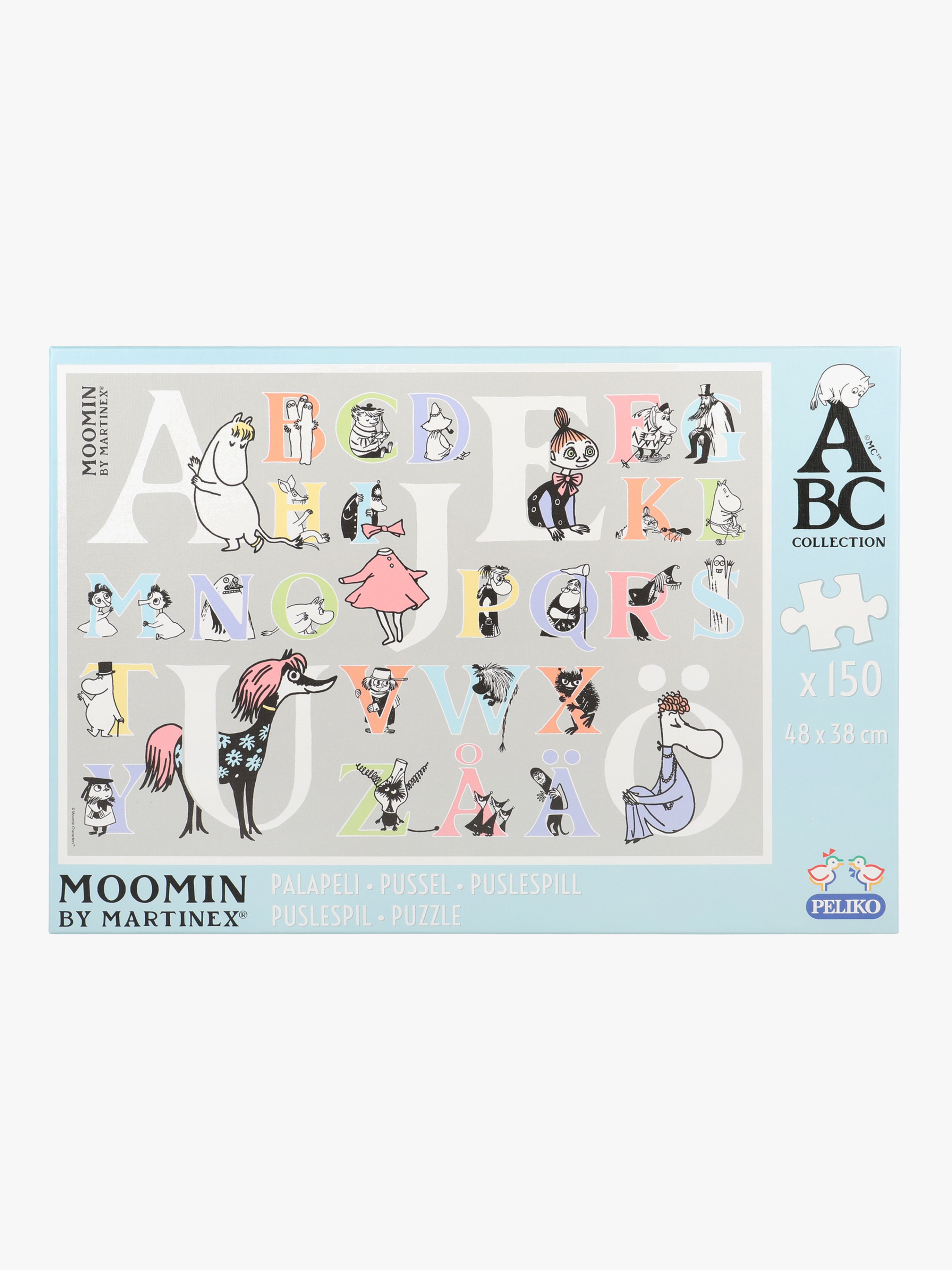 Mumin Pussel Alfabet 150 Bitar