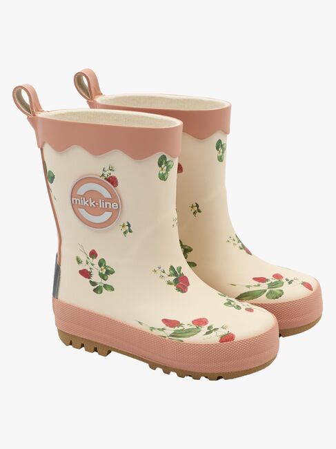 Mikk-Line AOP Gummistövlar, Strawberry