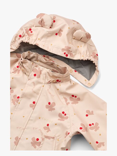 LIEWOOD Manu Regnställ, Butterfly/Apple Blossom