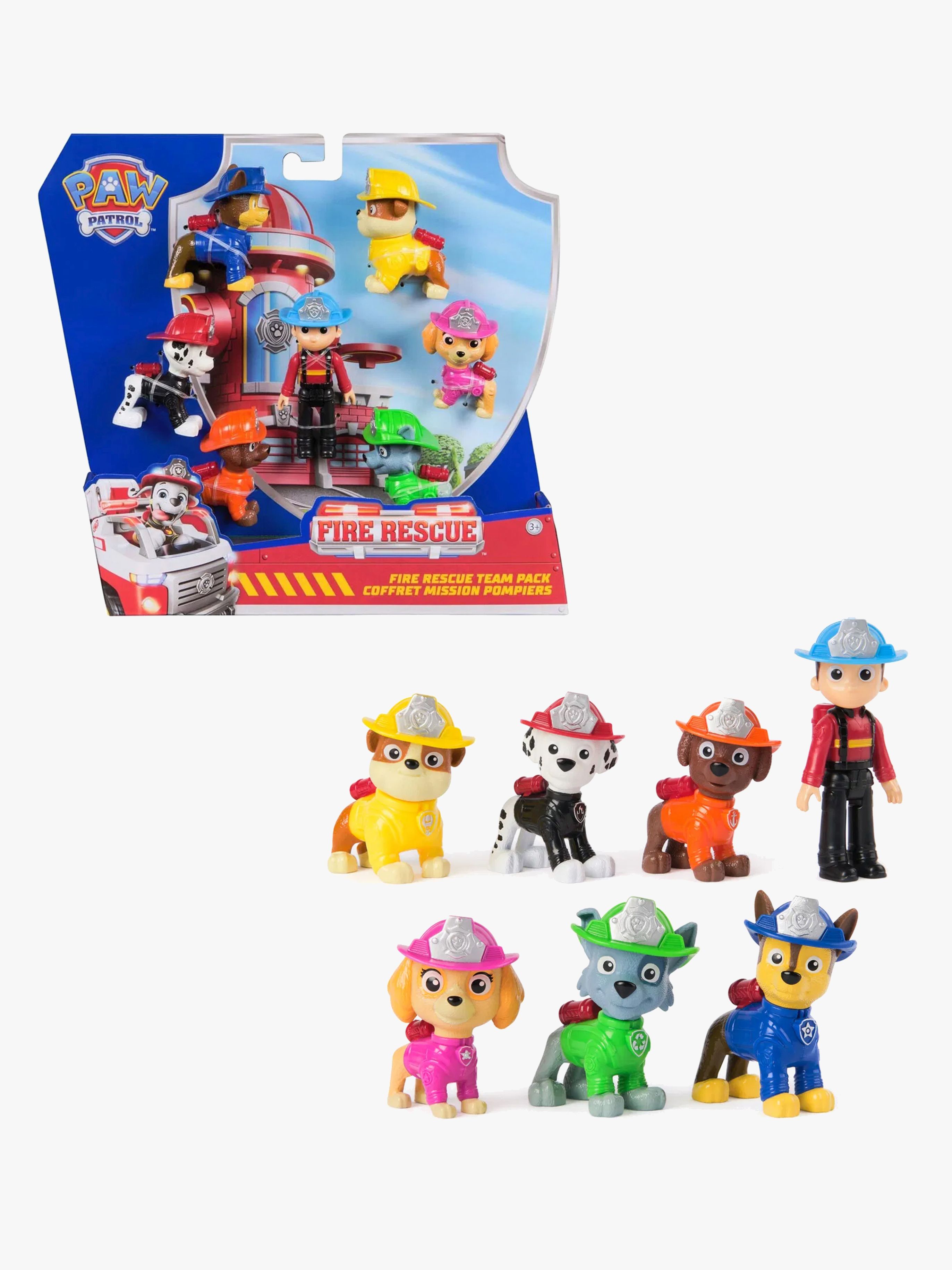 Paw Patrol Brandräddning Figurset 7-Pack