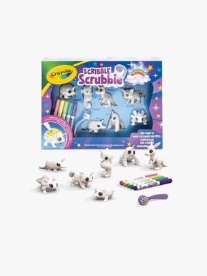 Crayola Scribble Scrubbie Unipets Med 7 Djur