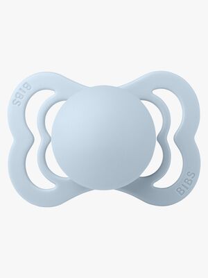 BIBS Supreme Napp Silikon Stl 1, Baby Blue