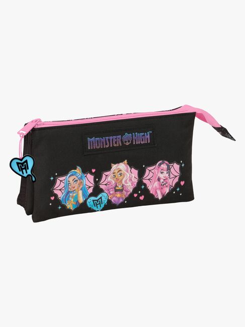 Monster High Trippelpennfodral, Svart