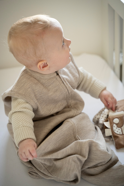 Baby's Only Sovpåse Merinoull 90cm, Fine Sand