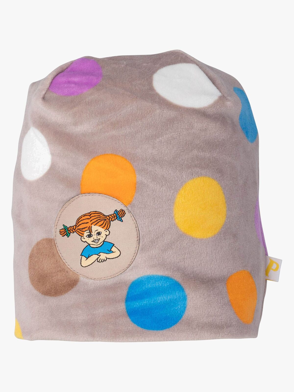 Pippi Långstrump Bubbles Velour Mössa, Beige