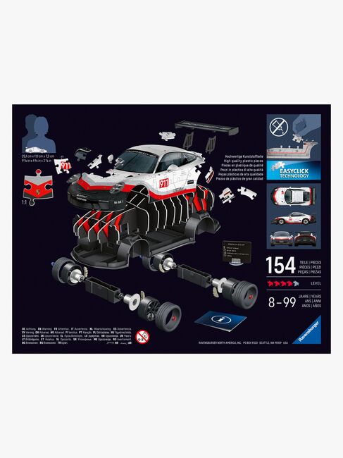 Ravensburger Iconics 3D-pussel Porsche 911 GT3 Cup 154 Bitar