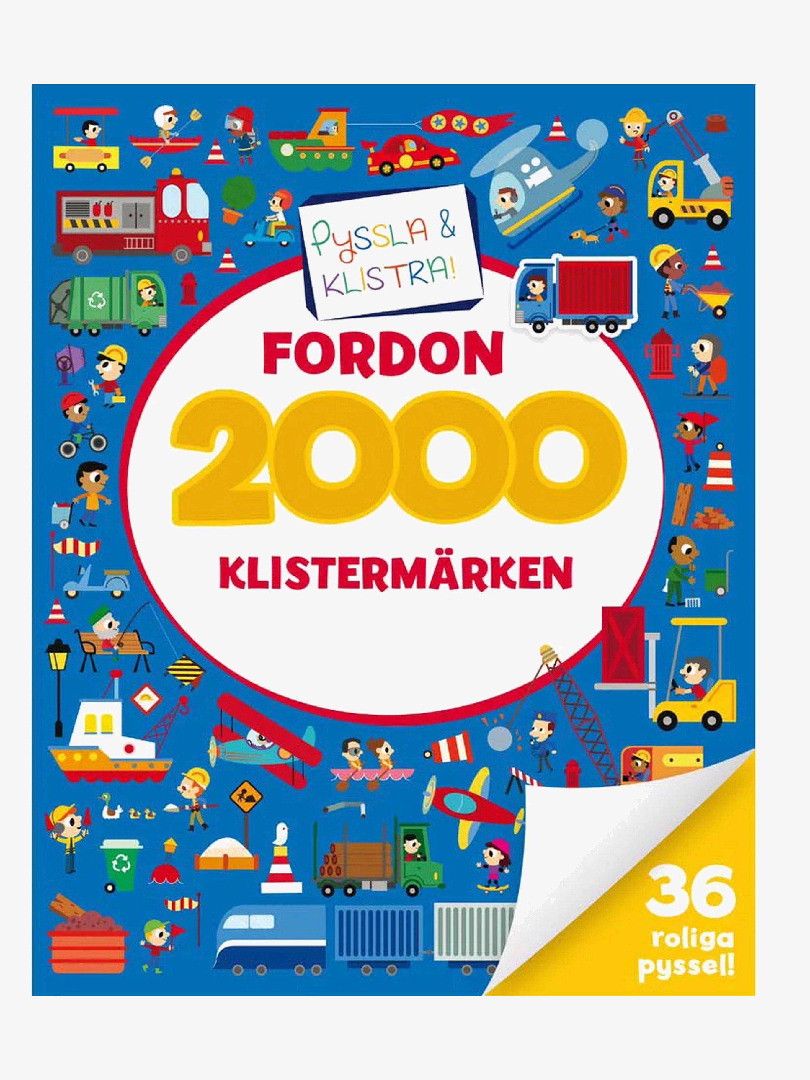 Tukan Förlag Klistermärkesbok Fordon 2000st