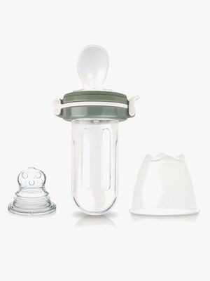 Kidsme Food Squeezer med sked, Grey
