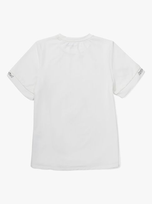 Hyperfied Jersey Knot Logo Top, Snow White