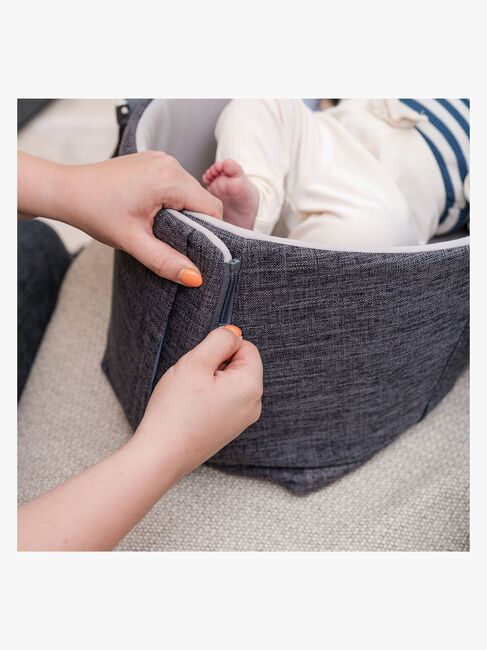 Doomoo Babynest/Mjuklift 3-i-1, Grå