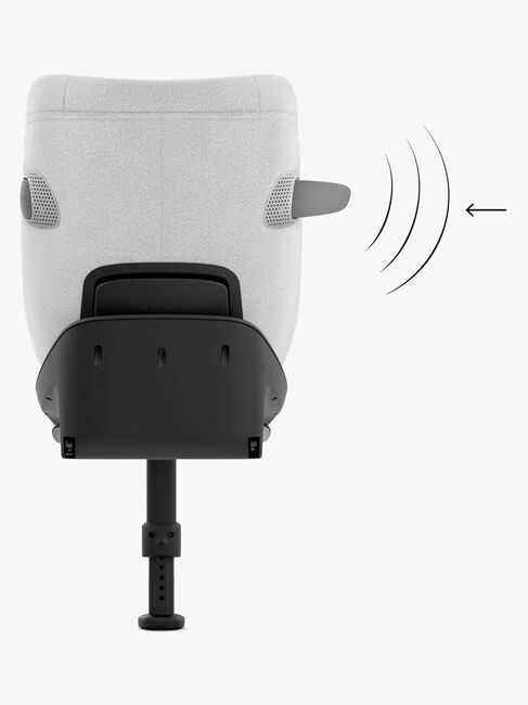 Cybex Sirona Ti i-Size Plus Bilbarnstol, Platinum White