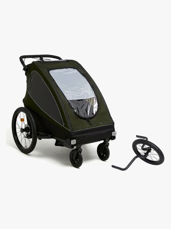 Beemoo Activity Sport Cykelvagn Inkl. Joggingkit, Green