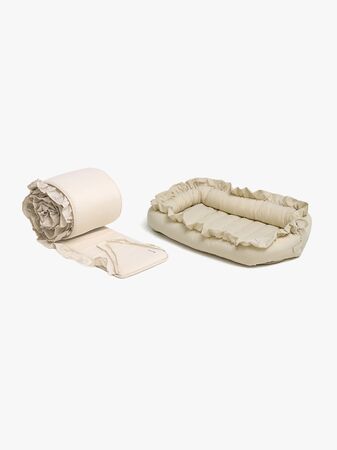 Alice & Fox FREYA Spjälskydd inkl. Babynest, Beige
