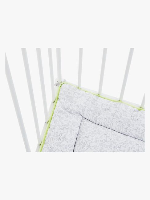 BabyDan Square Lekhage 105x72x71 cm, Vit