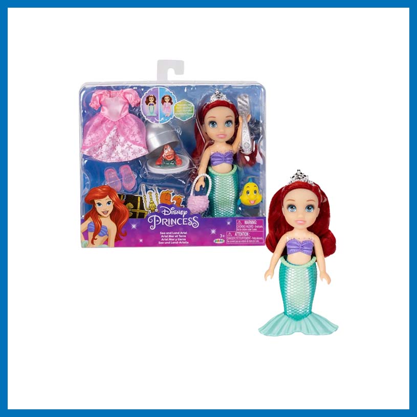 Disney Prinsessdukka med tillbehör, text 'Disney Princess'.