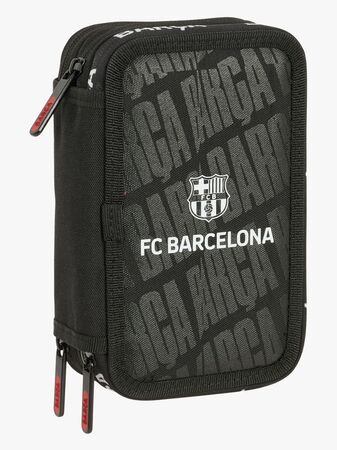 FC Barcelona  Fyllt Trippelpennfodral 37 Delar, Svart